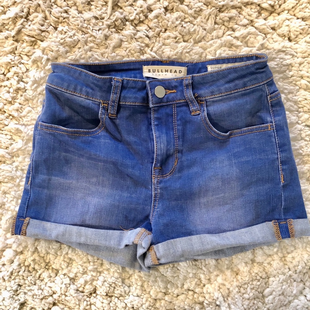 Never worn! Bulldog super stretch denim shorts